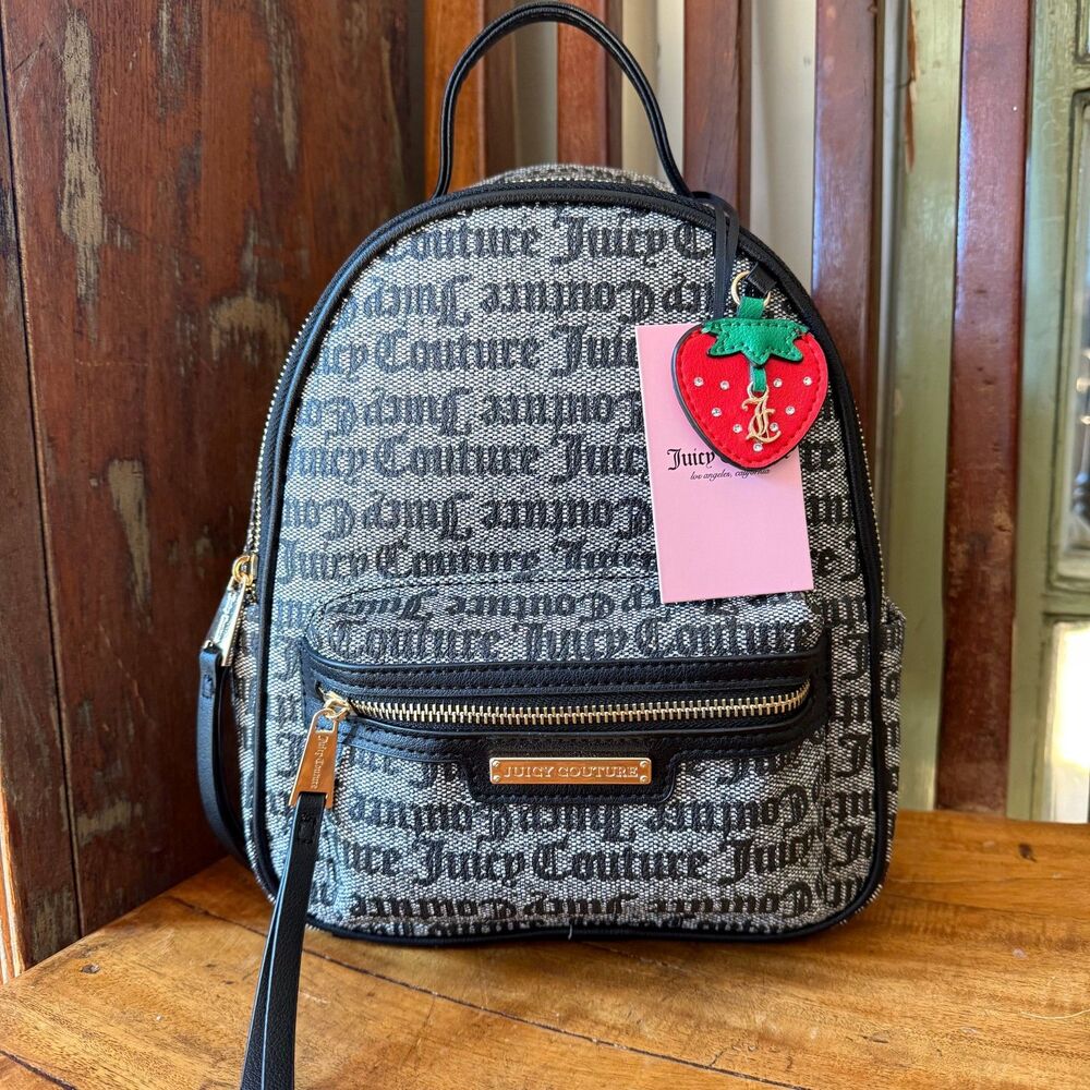 NWT Juicy Couture Rosie Mini Backpack Black